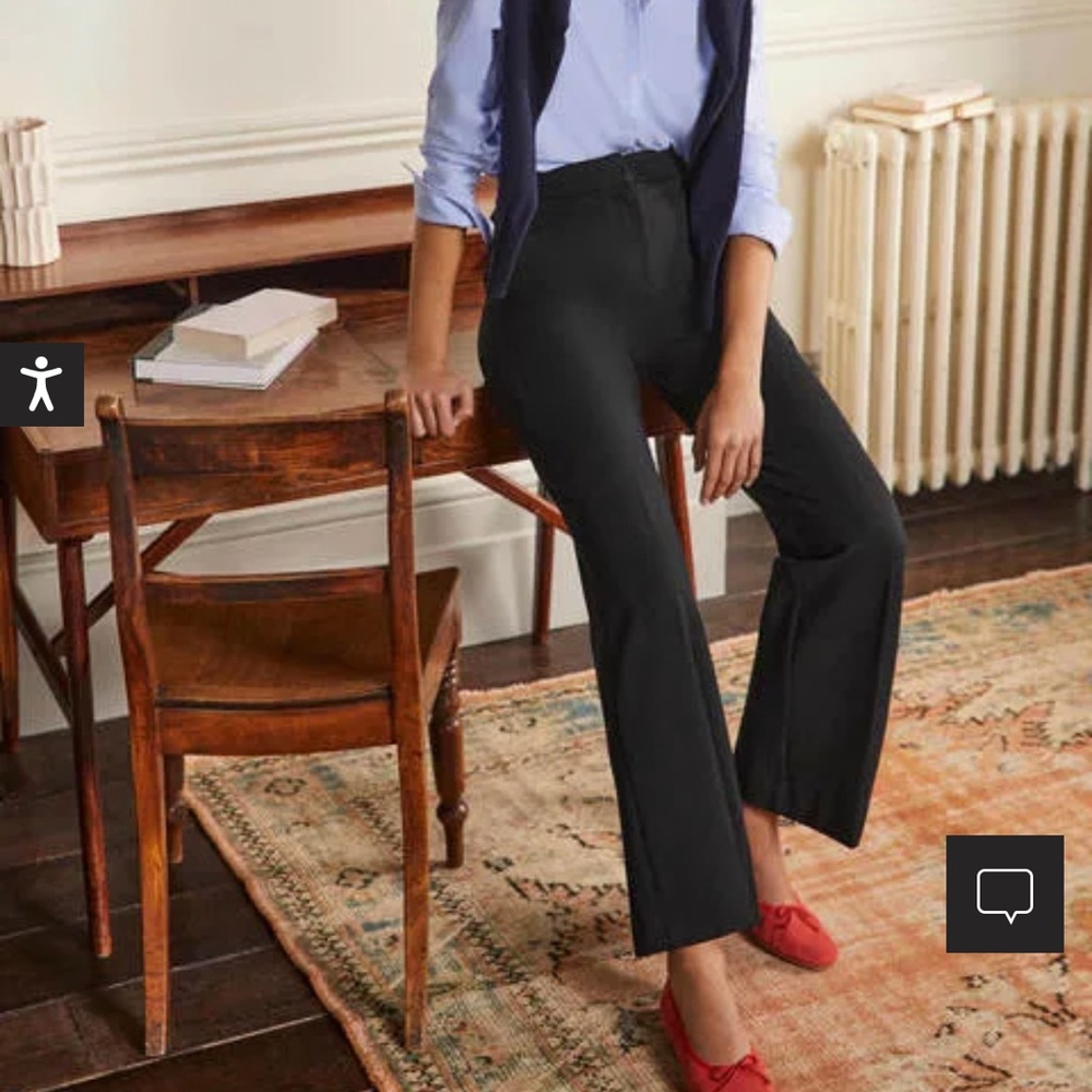 BODEN pants Hampshire ponte wide leg